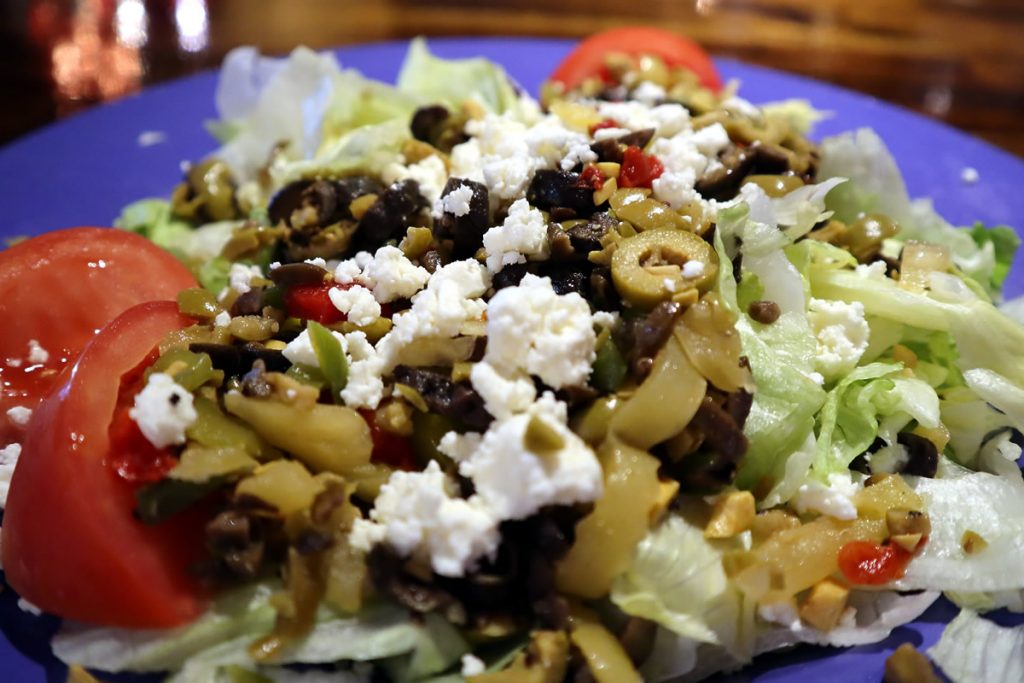 Greek Salad Ravenite Pizzeria